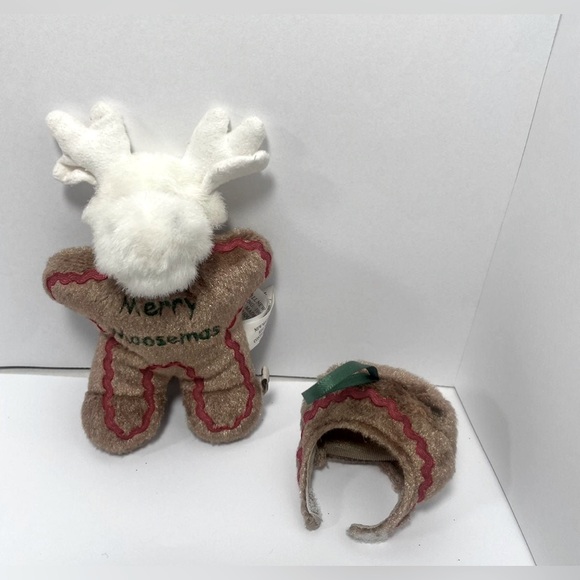 NWT Boyds Bears Mini Merry Moosemas disguised as ginger bread approx 5” - Picture 5 of 12